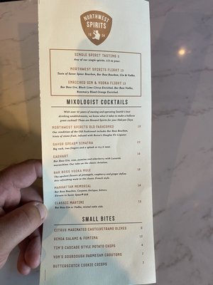 Menu photo 7 Northwest Spirits Woodinville, WA