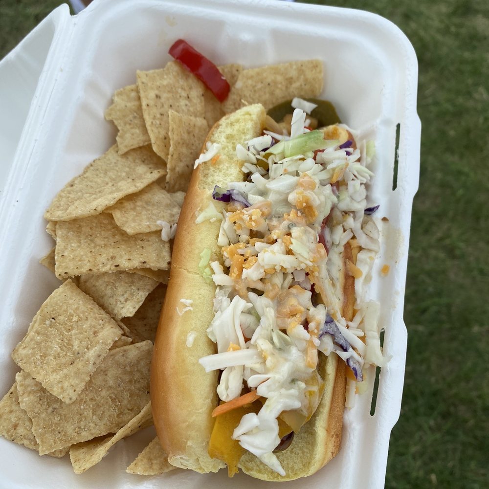 Black Leaf Vegan - Loaded brat - Vegan Near Me - Indianapolis, Indiana