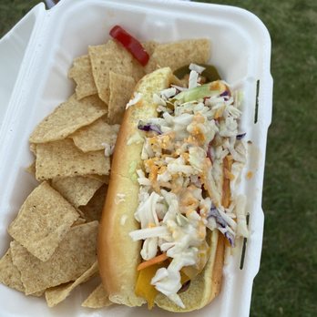 Black Leaf Vegan - Loaded brat - Vegan Near Me - Indianapolis, Indiana