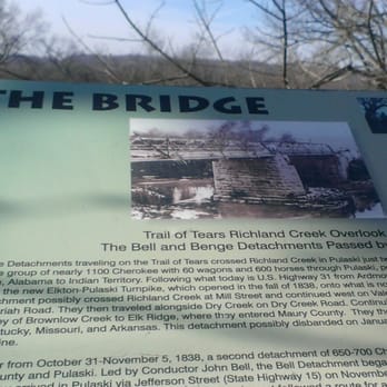 Trail of Tears Memorial - Museums Near Me - Pulaski, Tennessee