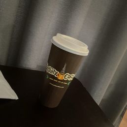 Large cup of coffee end up costing $15 Large cup of coffee end up costing $15
