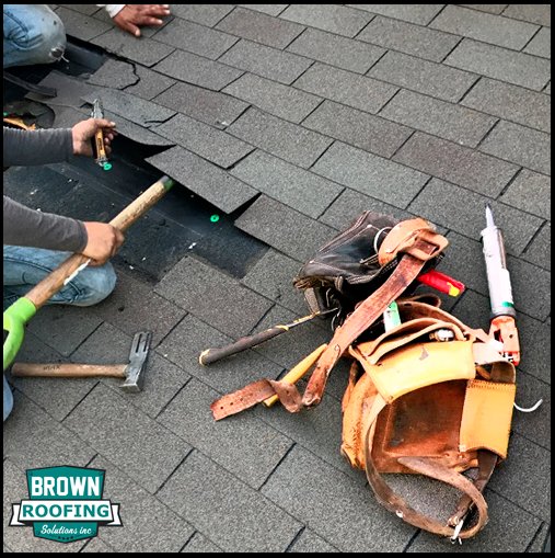 Slide of Brown Roofing Solutions