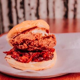 Nashville Hot Chicken Sandwich Nashville Hot Chicken Sandwich