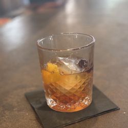 Old Fashioned with Mojo Makers Pick.