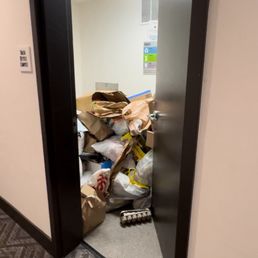 Cannot even open a door Cannot even open a door