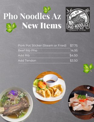 Menu photo 4 Pho Noodles Phoenix, AZ