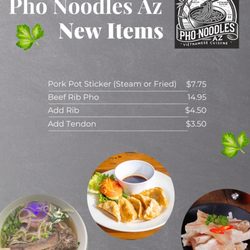 Pho Noodles - Rib pho