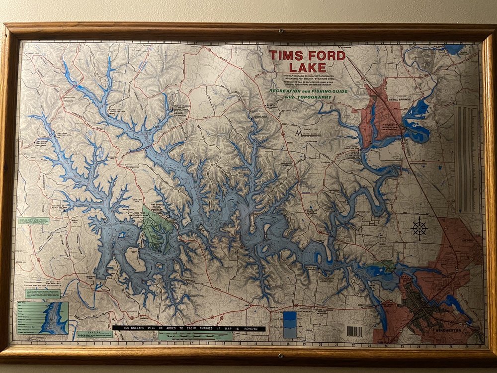 TIMS FORD LAKE AND RESERVOIR Updated June 2024 Franklin County