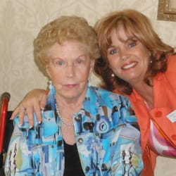 A Daughters Touch Home Health Agency - Christine with one our favorite clients "Gerry" at a Happy Birthday Party.
