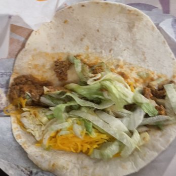 Taco Bell - a taco with lettuce and cheese - Fast Food Near Me - Williamston, North Carolina Taco Bell - a taco with lettuce and cheese - Fast Food Near Me - Williamston, North Carolina