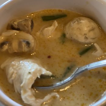 Thai Paradise - My serving of Tom Kha Kai - Thai Near Me - Folsom, California Thai Paradise - My serving of Tom Kha Kai - Thai Near Me - Folsom, California