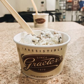 Graeter's Ice Cream - Bourbon chocolate chip ice cream - Ice Cream & Frozen Yogurt Near Me - Carmel, Indiana Graeter's Ice Cream - Bourbon chocolate chip ice cream - Ice Cream & Frozen Yogurt Near Me - Carmel, Indiana