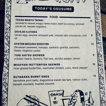 Kemuri Tatsu-ya - Menu - Izakaya Near Me - Austin, Texas Kemuri Tatsu-ya - Menu - Izakaya Near Me - Austin, Texas