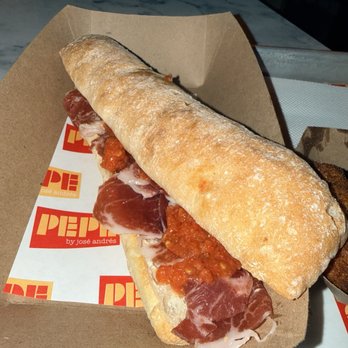 Pepe by José Andrés - Super flauta de jamón - Sandwiches Near Me - Orlando, Florida