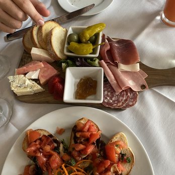Arabellas - Antipasto Misto Italiano(charcuterie) Caprese di Sorrento(bottom) - Italian Near Me - Winter Haven, Florida