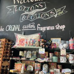 Lotions & Potions - Welcome sign