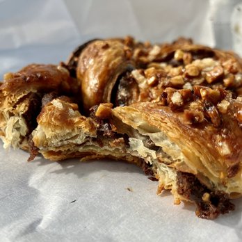 Le Fournil - Chocolate hazelnut pretzel - Bakeries Near Me - New York, New York Le Fournil - Chocolate hazelnut pretzel - Bakeries Near Me - New York, New York