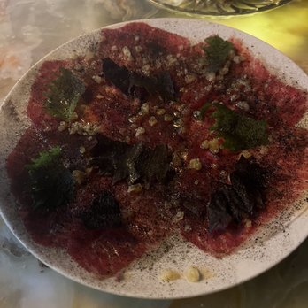 Foul Witch - Wagyu carpaccio - Italian Near Me - New York, New York Foul Witch - Wagyu carpaccio - Italian Near Me - New York, New York