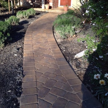 Home Pavers - New front walk. - Masonry/Concrete Near Me Home Pavers - New front walk. - Masonry/Concrete Near Me