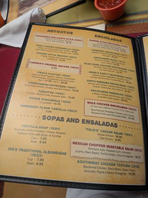 Menu photo 2 El Cholo Anaheim, CA Menu photo 2 El Cholo Anaheim, CA