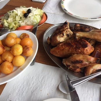 Darosa - Whole chicken, small potatoes, small salad, 1 Diet Coke, complimentary bread - $20.05 after tax! - Cafes Near Me - North York, Ontario