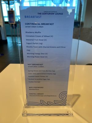 Menu photo 2 The Centurion Lounge Philadelphia, PA Menu photo 2 The Centurion Lounge Philadelphia, PA