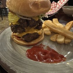 Chefski's - Chefskis burger. It was so tall !!