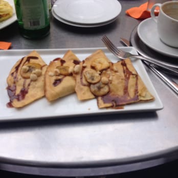 Kafe Leopold - Nice banana crepe with a side of late. - Austrian Near Me - Washington, DC, District of Columbia