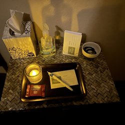Elements Massage - Mini offerings in the massage room