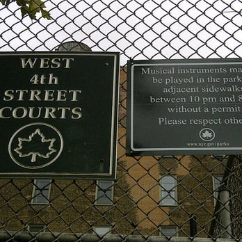 West 4th Street Courts - Musical instruments may not be played in the park or adjacent sidewalks between 10PM and 8AM without a permit. Please respect. - Basketball Courts Near Me - New York, New York West 4th Street Courts - Musical instruments may not be played in the park or adjacent sidewalks between 10PM and 8AM without a permit. Please respect. - Basketball Courts Near Me - New York, New York