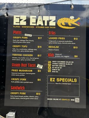 Menu photo 1 EZ Eatz Eugene, OR Menu photo 1 EZ Eatz Eugene, OR