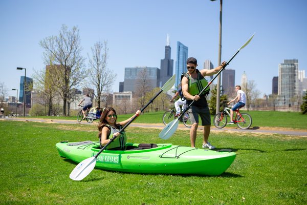 Urban Kayaks on the Lakefront by null