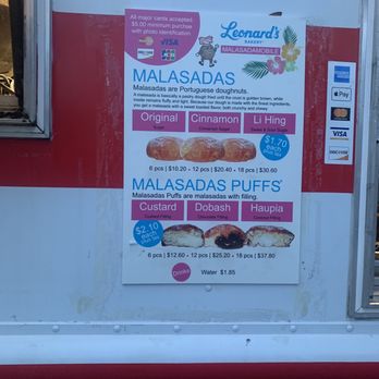 A Leonard's Bakery - Menu - Desserts Near Me - Waipahu, Hawaii A Leonard's Bakery - Menu - Desserts Near Me - Waipahu, Hawaii