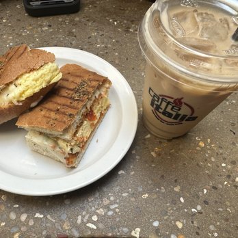 Caffe Italia - Panini and caramel latte. - Coffee & Tea Near Me - San Diego, California Caffe Italia - Panini and caramel latte. - Coffee & Tea Near Me - San Diego, California