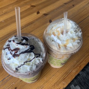 Coffee Shop Corner - Oreo and French Vanilla (with caramel) frappes! - Coffee & Tea Near Me - Carlsbad, California