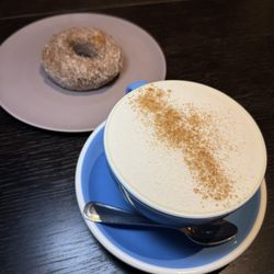 Watershed - Chai latte and apple cider donut