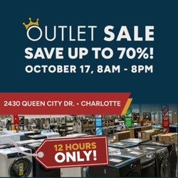 Queen City Homestore - Save up to 70% at Queen City's 12-Hour Outlet Sales Event; In-Store this Saturday ONLY.