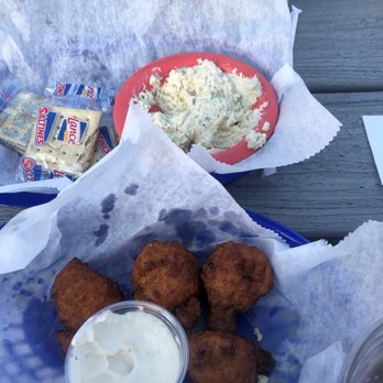 Boondocks Restaurant - Apps. Conch fritters and smoked fish dip. - Seafood Near Me - Port Orange, Florida Boondocks Restaurant - Apps. Conch fritters and smoked fish dip. - Seafood Near Me - Port Orange, Florida