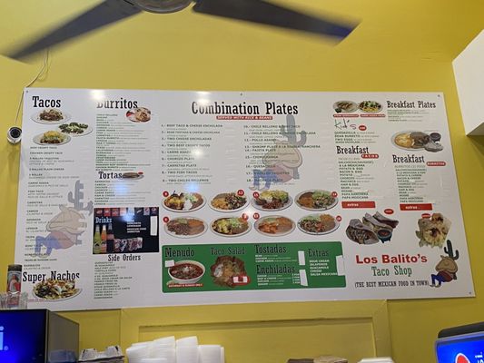 Menu photo 1 Los Balito's Taco Shop San Antonio, TX Menu photo 1 Los Balito's Taco Shop San Antonio, TX