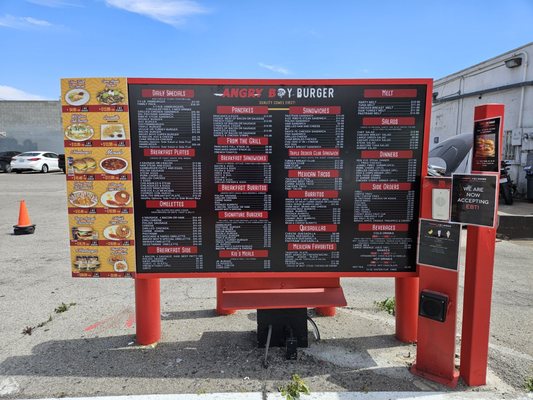 Angry Boy Burger (Drive thru) by null