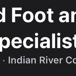 Certified Foot and Ankle Specialists