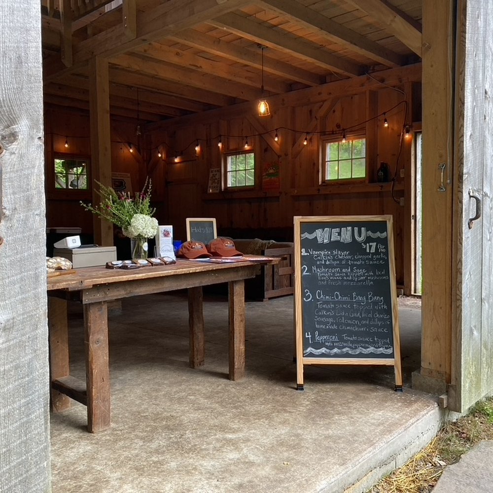 Old School Farm - Ordering/merch table - Farms Near Me - Honesdale, Pennsylvania