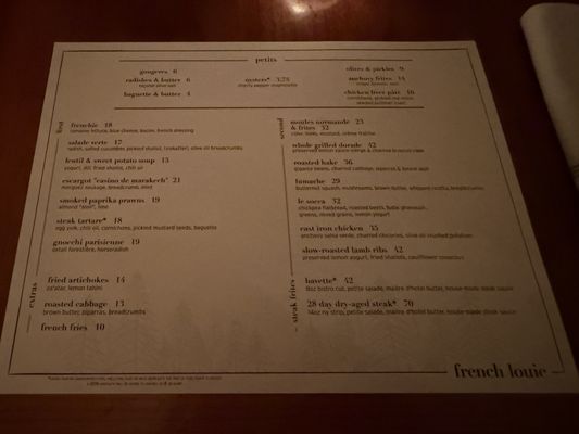 Menu photo 1 French Louie Brooklyn, NY Menu photo 1 French Louie Brooklyn, NY
