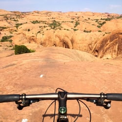 Slickrock Bike Trail - Salsa Spearfish 29'er follow white lines!