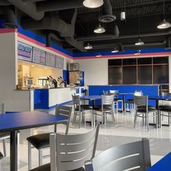 Bad Boy Burgers - Counter and more seating.