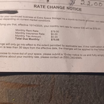 Extra Space Storage - Of price increase  someone  price Galging - Self Storage Near Me - Auburn, California
