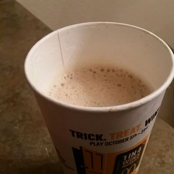 McDonald's - A large caramel macchiato from McDonald's! Where is the rest of my drink??? - Burgers Near Me - Denham Springs, Louisiana McDonald's - A large caramel macchiato from McDonald's! Where is the rest of my drink??? - Burgers Near Me - Denham Springs, Louisiana