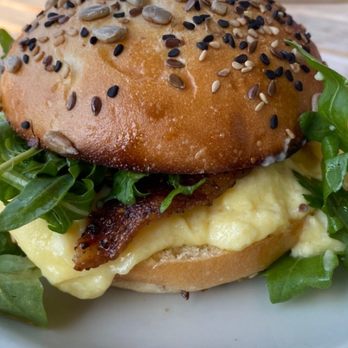 Swedish Hill - Bacon Egg Bagel - Cafes Near Me - Austin, Texas Swedish Hill - Bacon Egg Bagel - Cafes Near Me - Austin, Texas
