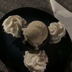 Shunbun - mi-cuit au chocolat (i forgot to take a pic of the actual sushi!)