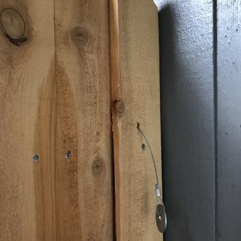 Ultra Fencing - Outside of the gate. You can see that the gate is leaning on the frame so much that it will not close. - Fences & Gates Near Me - Redding, California